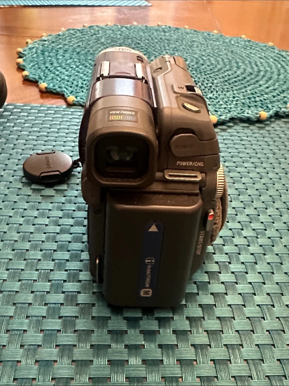 Sony Handycam DVD Camcorder - Navy Blue with Silver Accents